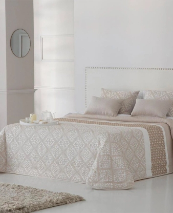 Colcha Boutí Corinto de JVR beige