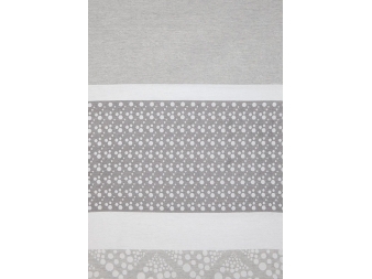 Diseño jacquard del Edredón Corinto gris