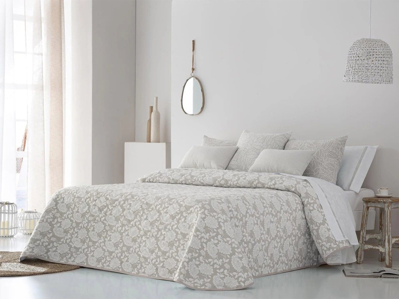 Colcha Boutí Elis de JVR beige