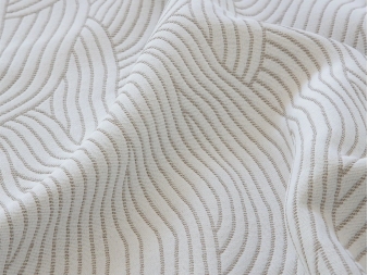 Metraje jacquard Rodas beige
