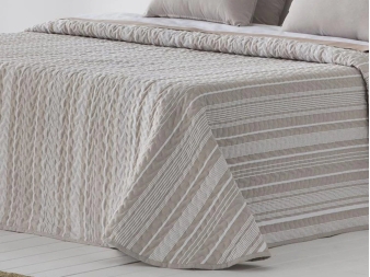 Cubrecamas jacquard Soller beige de JVR