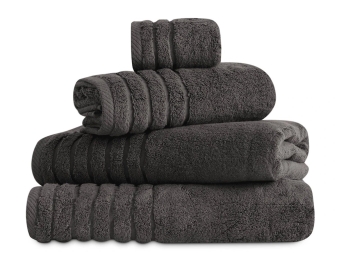 Juego de Toallas de Baño Zero Twist gris 23 Don Algodón