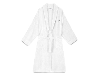 Albornoz Don Algodón Zero Twist Unisex blanco
