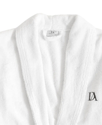 Albornoz Don Algodón Zero Twist Unisex blanco