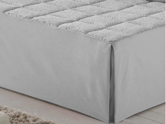 Cubrecamas para Invierno con Volante Ferrara gris