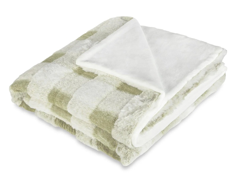 Manta Plaid Vichy Verde Manterol