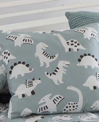 Cojín decorativo niños Jurasic estampado dinos 40x40