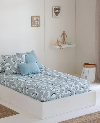 Edredón Ajustable Jurasic en dormitorio infantil