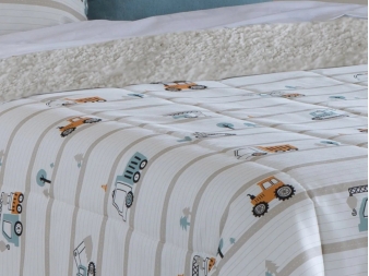 Edredón Sherpa Infantil Truck Detalle Interior de Borreguito