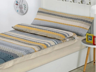 Detalle del diseño de patrones y la funda de almohada del Saco Nórdico Karima