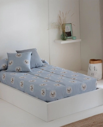 Edredón Ajustable Leo Azul – Confecciones Paula