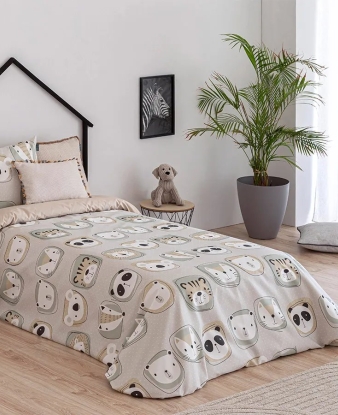 Funda Nórdica Infantil Zoo en dormitorio completo