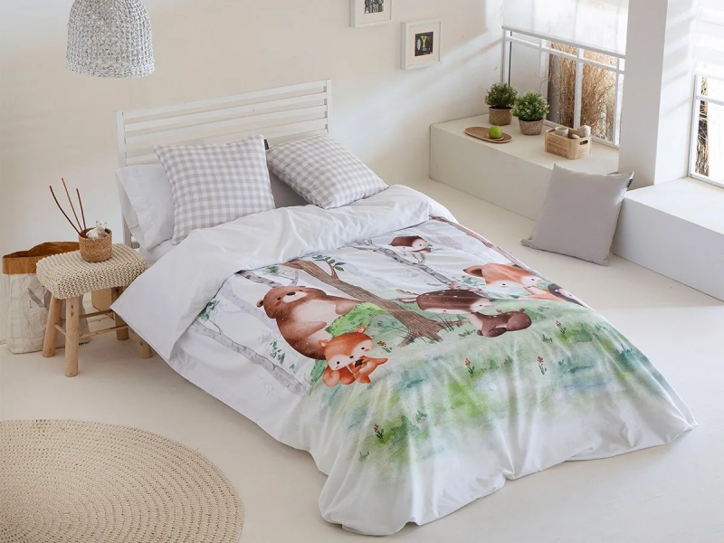 Funda Nórdica Forest Confecciones Paula en dormitorio infantil