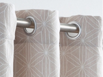 Detalle Ollaos Cortina Lora Jacquard Beige