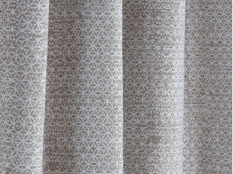 Tela Salar Beige (jacquard geométrico en cortina)