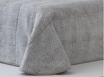 Detalle del tejido jacquard Salar beige