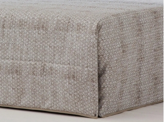 Detalle conforter Salar gris: tejido jacquard y borde