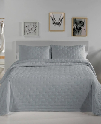 Colcha Boutí Dots Pierre Cardin Gris C05 vista frontal