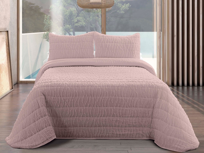 Colcha Boutí Luna Pierre Cardin Rosa C03 vista frontal