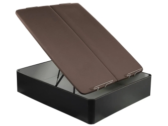 Canapé Abatible Naturbox 2.0 Plus Tapa Doble vengué Abierto