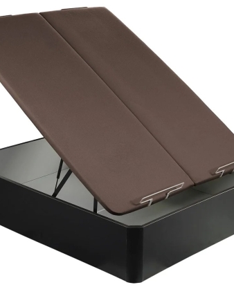 Canapé Abatible Naturbox 2.0 Plus Tapa Doble vengué Abierto