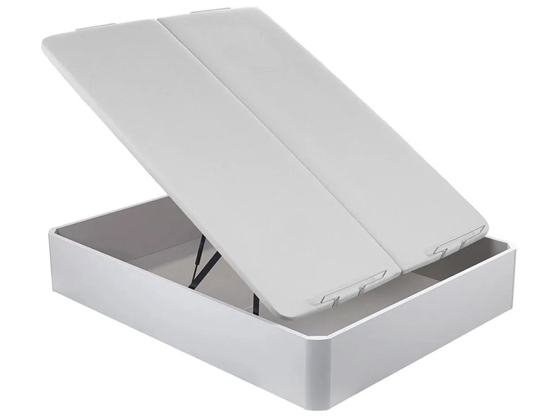Canapé Abatible Pikolin Naturbox 2.0 Tapa Doble Abierto blanco