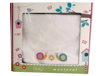 Juego de Sábanas para Cuna Caracoles de Manterol