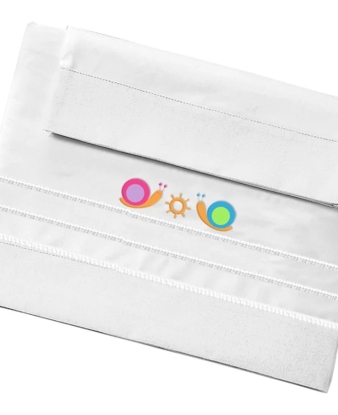 Juego de Sábanas para Cuna Caracoles de Manterol