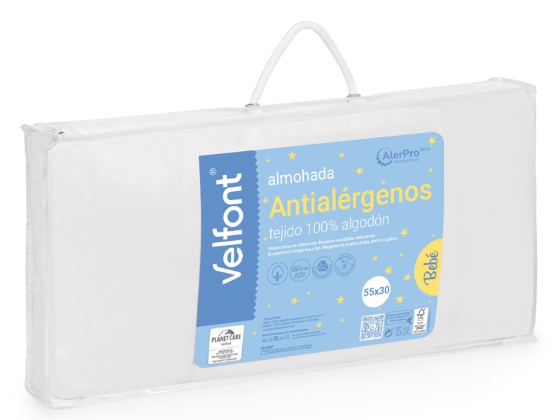 Pack de Tela de la Almohada de Fibra Para Cuna AlerPro Tech