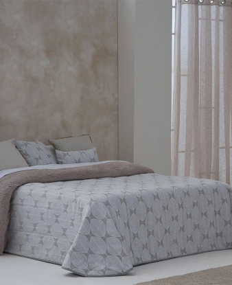 edredon sherpa zubia beige cama completa confecciones paula
