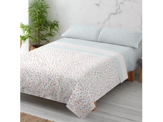 juego sabanas cotton deco 532 floral multicolor manterol
