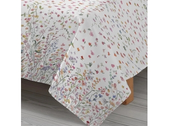 detalle encimera sabanas cotton deco 532 estampado floral manterol