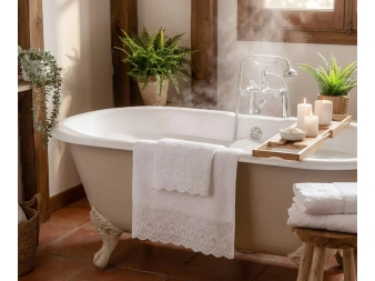 toallas garment wash ln blancas baño manterol