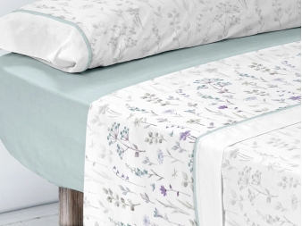 detalle sabanas sofie turquesa almohada y encimera pierre cardin