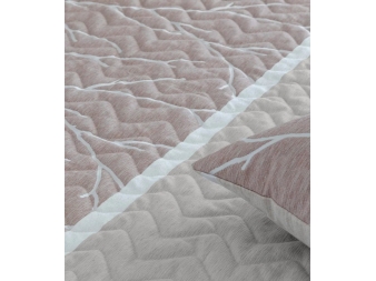 detalle colcha cancun gris jacquard sandeco