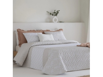 Colcha Jacquard Mendoza premium entretiempo Sandeco