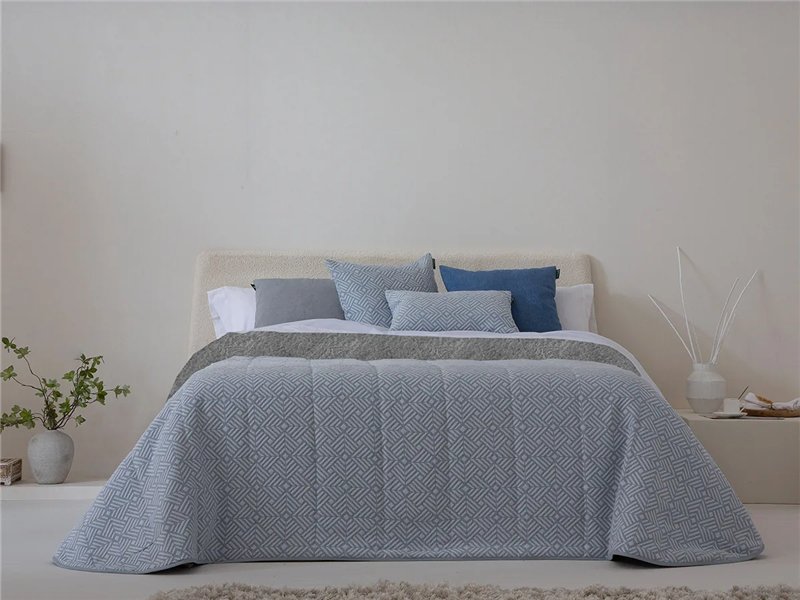 edredon sherpa sada azul termico jacquard confecciones paula