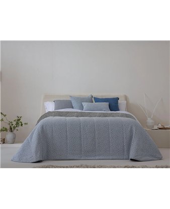 edredon sherpa sada azul termico jacquard confecciones paula