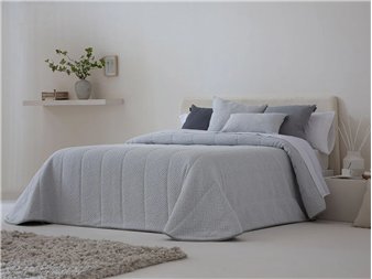 colcha invierno sada gris gran confort geometrica confecciones paula