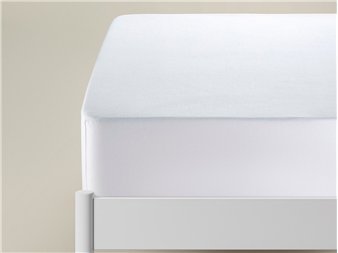sabana bajera protectora total fit tencel blanca suave tex blanca