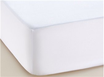 sabana bajera protectora total fit tencel ajuste perfecto tex blanca