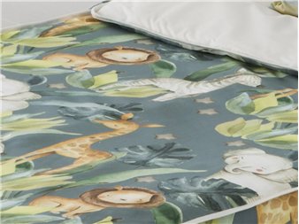 saco nordico simba verde cama infantil cañete