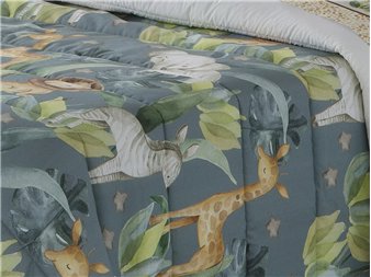 edredon simba verde cama infantil cañete