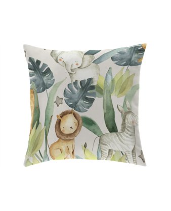 funda cojin simba beige infantil safari cañete