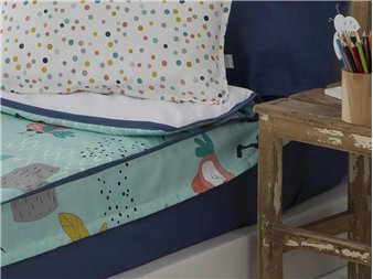 saco nordico aloha turquesa cama infantil cañete