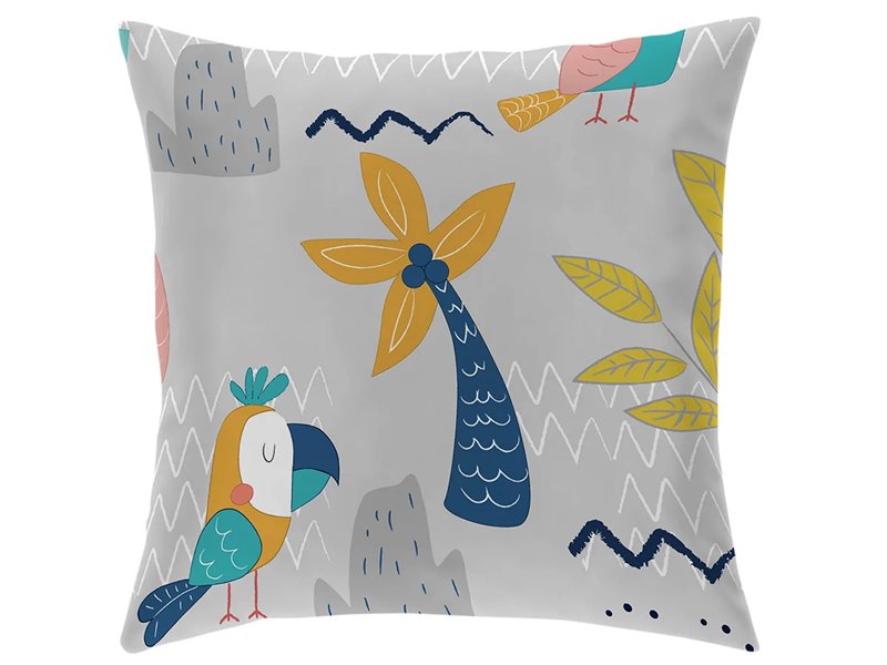 funda cojin aloha gris 50x50 infantil cañete