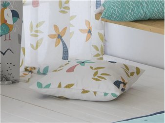 funda cojin paradise diseño tropical cañete
