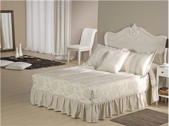 edredon semiconforter enco jacquard con faldon canete