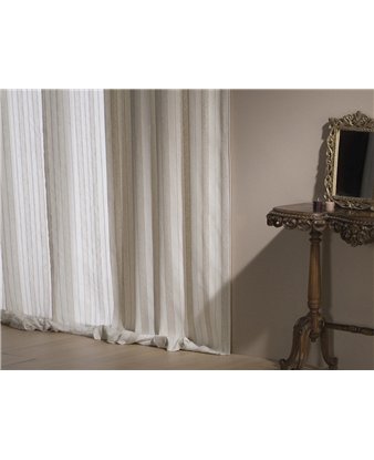 Cortina Zubia Jacquard Piqué Hojas Confecciones Paula