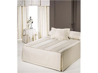 colcha edredon palmira jacquard con cordon canete